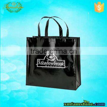 eco non woven gloss laminate bags/ laminated shopping bag