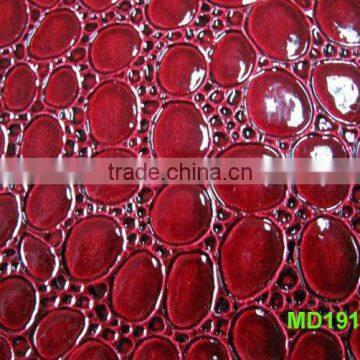 Specular Glitter Embossed Artificial PVC Leather for Making Bags and Car Seat