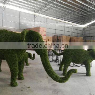 High simulation wholesale topiary artificial boxwood grass animal forgardendecoration