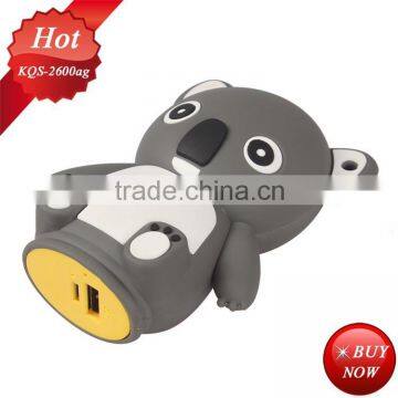 New fashion 2600mAh power bank cartoon