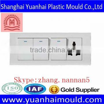 china plastic injection molding tools making for outlet cover