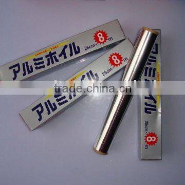 sillicone coated aluminum foil