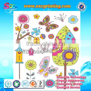 Custom bathroom wall tile stickers for kids , wall stickers for bathroom , bathroom waterproof wall sticker