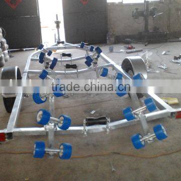 6.5m single axle galvanized boat trailer for sale