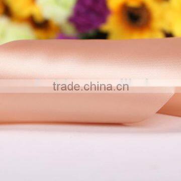 4" High Quality Wholesale Polyester Plain Wide Ribbon