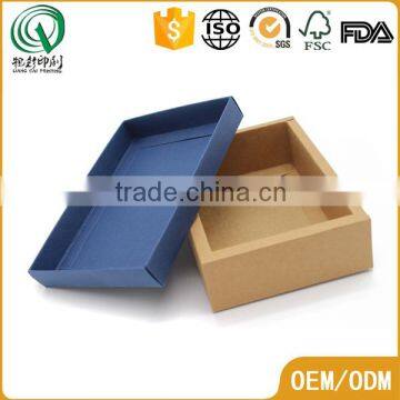 Natural harmless material printed hat kraft paper gift boxes gift boxes with lids