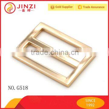 Handbag hardware belt accessories gold color adjustable square buckle