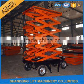 Electric Hydraulic Folding Mobile Aerial Mobile Stage Platform