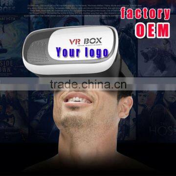Headset On with Google Cardboard Virtual Reality Kit ,3d vr glasses box review Virtual Reality Glasses