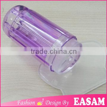 Easam hot 2.8cm dream purple color clear nail stamper