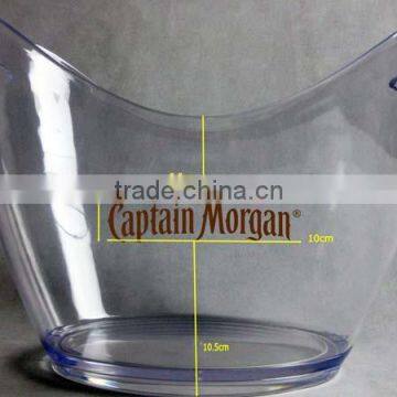 Wine Coolers, plastic bucket, bar bucket, transparent bucket