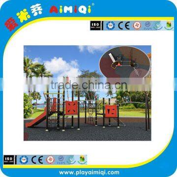 Outdoor Playground Slides PE and Ropes Conbination Design/playground slides