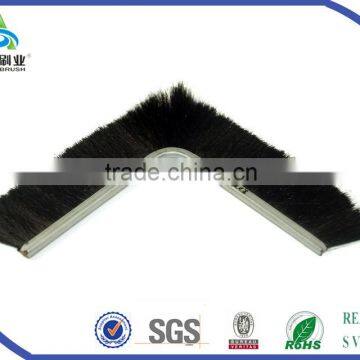 strip flexible horse hair corner brush wool brush