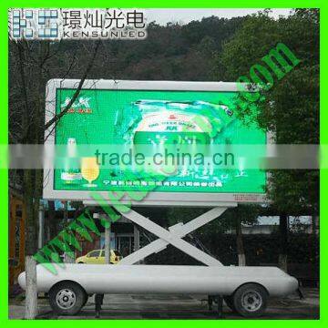 waterproof advertising for beer P16mm truck led screen