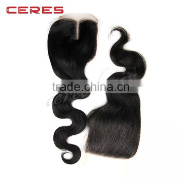 in stock virgin hair lace closure, china market 100 human hair cheap brazilian hair lace closure