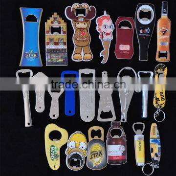 Multi-function bottle opener key chain