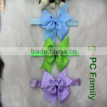 FOE elastic headband with Fashion grosgrain Bows