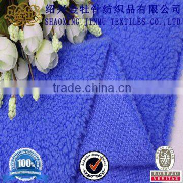 2014 high quality high pile fleece fabric for garments