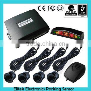 Car LED Display Reversing Rear Parking 4 Sensors Voice Alarm Radar CV02-4-MF1