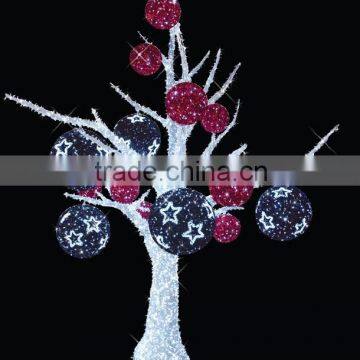 Zhonghshan Christmas Decoration Supplies Ball Motif Chrismas Led Tree Light photo-3