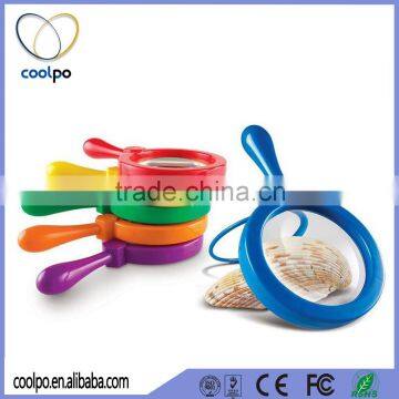 Colorful Plastic Magnifying Glass, Pocket Magnifier for Kids