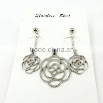 Stainless Steel jewelry sets earrings pendant jewelry sets