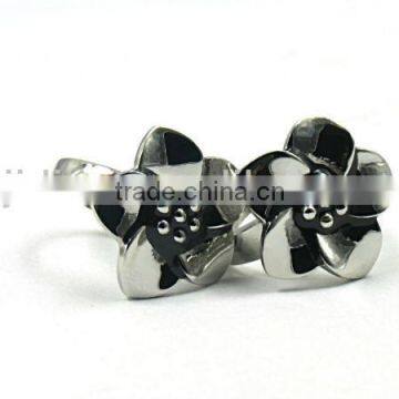 Hot sale unique friendship ring women fashion rings black rose ring