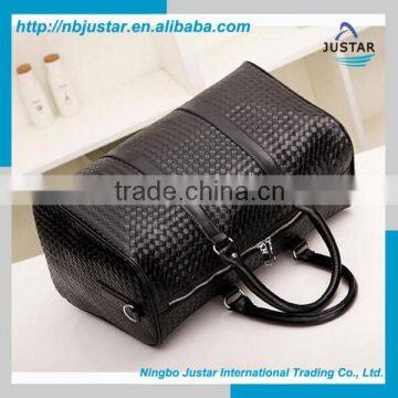 Large Capacity PU Weave Leather New Design Fashionable Travel Luggage Bags Quality Choice Most Popular photo-4