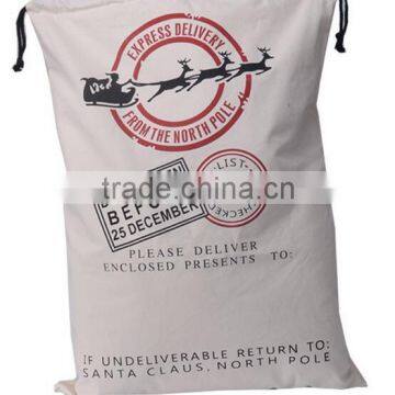 Christmas gift santa sacks santa sack bag with drawstring