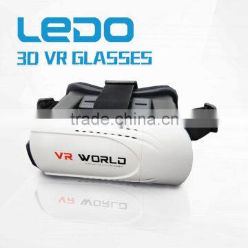 Wholesale  virtual Reality Glasses VR Park with Remote for Smartphone 4-6 inch 3d VR Box Watch Movies and Games