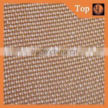 Hotfix aluminum diamond mesh for Christmas garments