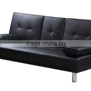 Cheap Leather Sofa Bed With Coffe Table and Cup Holder