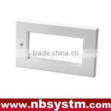 Face Plate 4 port, UK type, size:86x146mm