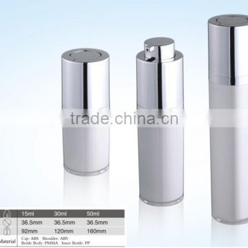 <2015 popular style> rotary airless plastic bottle cosmetic packing