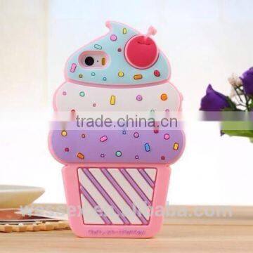 3D Ice Cream Silcone mobile phone case