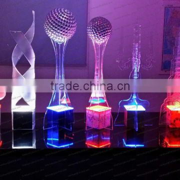 All glow Shanghai LED acrylic Centerpiece for weddings