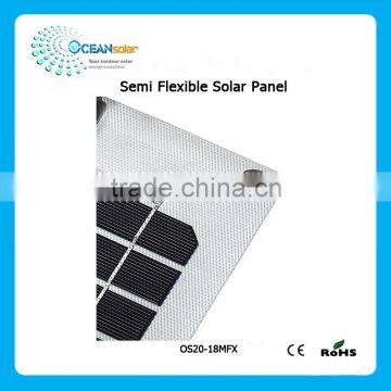 20w Semi Flexible Solar Panel With CE ROHS Approved photo-4