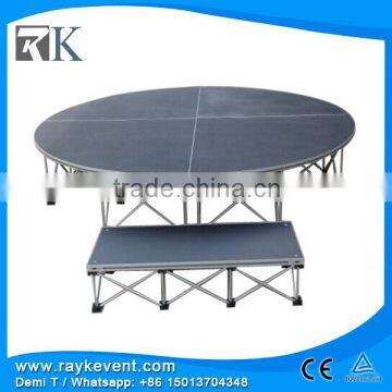 RK New arrival Round stage/ Used portable staging/portable outdoor stage