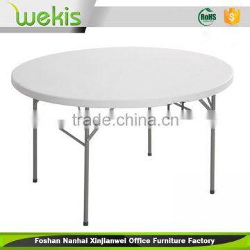 2016 Best Price New Modern Design Round folding Metal Frame Table