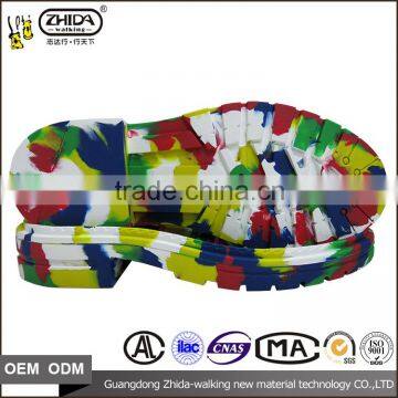 Fashion rubber material shoe soles for men with customized size