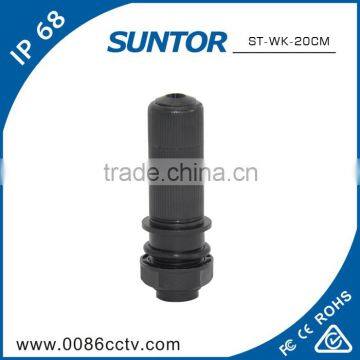 Black Outdoor ABS Meterial Waterproof RJ45 Ethernet Cable Connector IP 68 photo-3