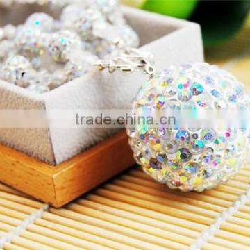 Fashion AB Color Shamballa Beads for Beaded Bracelet and Shamballa Jewelry Quality Choice photo-2
