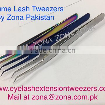 Lashes Application Tweezers Volume lash Stainless Steel Tweezers