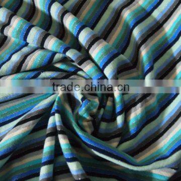 cotton lycra stripe fabric