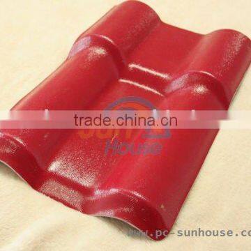 Red Synthetic Resin Glazed Tile