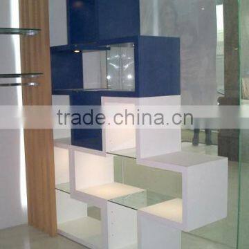 shop window display cube/display cabinet/window display fixtures