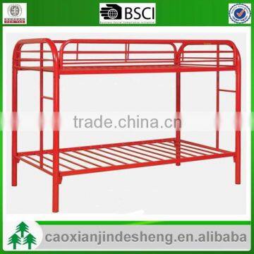 Modern Bedroom Furniture metal twin over twin single bunk bed - Red TT-30