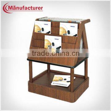 Commercial Free Standing Magazine Rack Leaflet Stand Brochure Holder