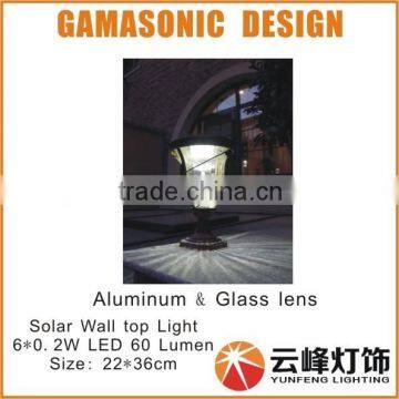 GAMASONIC Solar Gate Post Light Solar Wall Top Light photo-3
