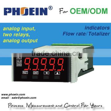 Batch control flow totalizer